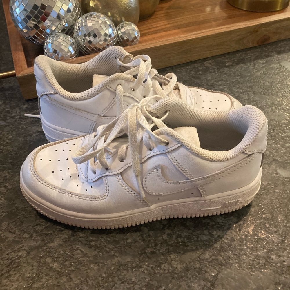 Kids White Nike Sneakers